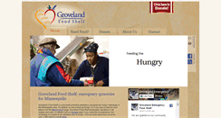 Desktop Screenshot of grovelandfoodshelf.org